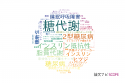 【論文データ】glucose metabolism（糖代謝）の国内研究動向まとめ