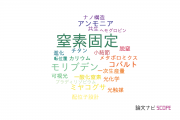 【論文データ】nitrogen fixation（窒素固定）の国内研究動向まとめ