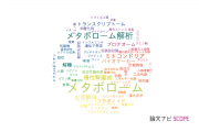 【論文データ】metabolome（メタボローム）の国内研究動向まとめ