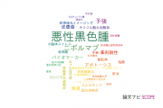 【論文データ】malignant melanoma（悪性黒色腫）の国内研究動向まとめ