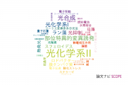 【論文データ】photosystem II（光化学系II）の国内研究動向まとめ