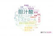 【論文データ】bile acid（胆汁酸）の国内研究動向まとめ