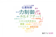 【論文データ】force control（力制御）の国内研究動向まとめ