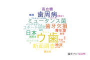 【論文データ】dental caries（う歯）の国内研究動向まとめ