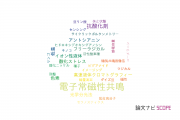 【論文データ】electron paramagnetic resonance (EPR)（電子常磁性共鳴）の国内研究動向まとめ