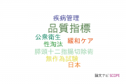 【論文データ】quality indicator（品質指標）の国内研究動向まとめ