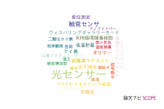 【論文データ】optical sensor（光センサー）の国内研究動向まとめ