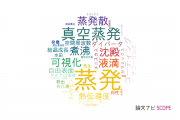 【論文データ】evaporation（蒸発）の国内研究動向まとめ