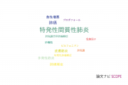 【論文データ】idiopathic interstitial pneumonia（特発性間質性肺炎）の国内研究動向まとめ