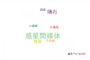 【論文データ】interplanetary medium（惑星間媒体）の国内研究動向まとめ