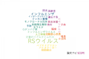 【論文データ】respiratory syncytial virus（RSウイルス）の国内研究動向まとめ