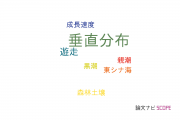 【論文データ】vertical distribution（垂直分布）の国内研究動向まとめ