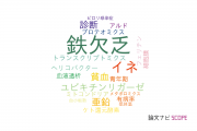 【論文データ】iron deficiency（鉄欠乏）の国内研究動向まとめ