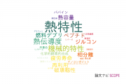 【論文データ】thermal property（熱特性）の国内研究動向まとめ