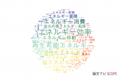 【論文データ】energy（エネルギー）の国内研究動向まとめ