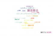 【論文データ】noise reduction（雑音除去）の国内研究動向まとめ