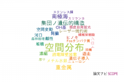 【論文データ】spatial distribution（空間分布）の国内研究動向まとめ