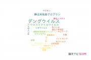 【論文データ】dengue virus（デングウイルス）の国内研究動向まとめ