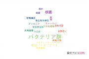 【論文データ】bacterial community（バクテリア群）の国内研究動向まとめ
