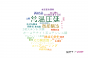 【論文データ】cold rolling（常温圧延）の国内研究動向まとめ