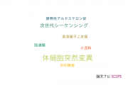 【論文データ】somatic mutation（体細胞突然変異）の国内研究動向まとめ