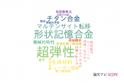 【論文データ】superelasticity（超弾性）の国内研究動向まとめ