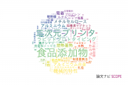 【論文データ】additiveの国内研究動向まとめ