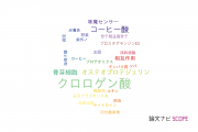 【論文データ】chlorogenic acid（クロロゲン酸）の国内研究動向まとめ