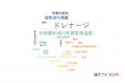 【論文データ】drainage（ドレナージ）の国内研究動向まとめ