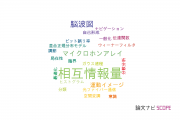 【論文データ】mutual information（相互情報量）の国内研究動向まとめ