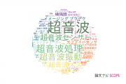 【論文データ】ultrasonic（超音波）の国内研究動向まとめ