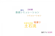 【論文データ】debris flow（土石流）の国内研究動向まとめ