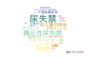 【論文データ】urinary incontinence（尿失禁）の国内研究動向まとめ