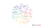 【論文データ】exome（エクソーム）の国内研究動向まとめ