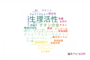 【論文データ】bioactivity（生理活性）の国内研究動向まとめ