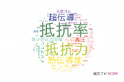 【論文データ】resistivity（抵抗力）の国内研究動向まとめ