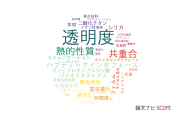 【論文データ】transparency（透明度）の国内研究動向まとめ