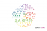 【論文データ】leaf（葉）の国内研究動向まとめ
