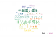 【論文データ】III-V semiconductor（III-V族半導体）の国内研究動向まとめ
