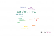 【論文データ】lithium niobate (LiNbO3)（ニオブ酸リチウム）の国内研究動向まとめ