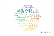 【論文データ】cell division（細胞分裂）の国内研究動向まとめ
