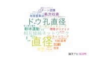 【論文データ】diameter（直径）の国内研究動向まとめ