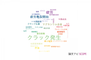 【論文データ】crack initiation（クラック発生）の国内研究動向まとめ