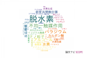 【論文データ】dehydrogenation（脱水素）の国内研究動向まとめ