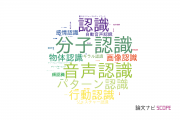 【論文データ】recognition（認識）の国内研究動向まとめ
