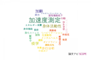 【論文データ】accelerometry（加速度測定）の国内研究動向まとめ