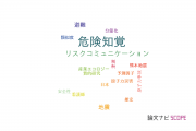 【論文データ】risk perception（危険知覚）の国内研究動向まとめ