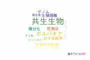 【論文データ】symbiont（共生生物）の国内研究動向まとめ