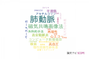 【論文データ】pulmonary artery（肺動脈）の国内研究動向まとめ