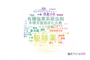 【論文データ】pesticide（駆除薬）の国内研究動向まとめ